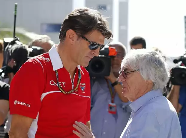 Graeme Lowdon und Bernie Ecclestone Titel-Bild zur News: Graeme Lowdon und Bernie Ecclestone