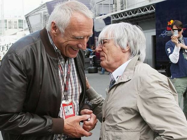 Titel-Bild zur News: Bernie Ecclestone (Formel-1-Chef), Dietrich Mateschitz (Red Bull-Boss)