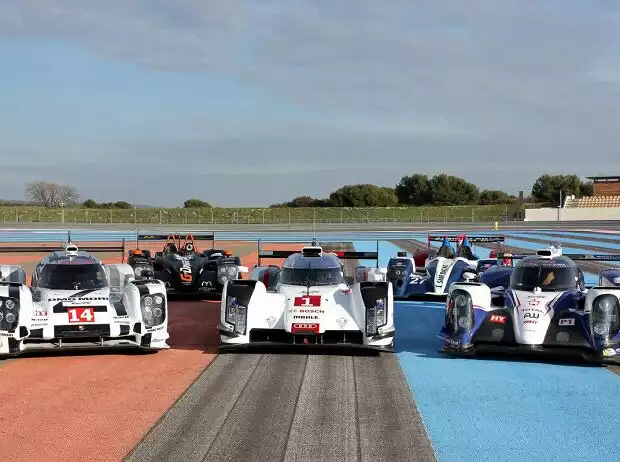 Romain Dumas, Neel Jani, Marc Lieb, Tom Kristensen, Loic Duval, Allan McNish, Alexander Wurz, Kazuki Nakajima Titel-Bild zur News: Romain Dumas, Neel Jani, Marc Lieb, Tom Kristensen, Loic Duval, Allan McNish, Alexander Wurz, Kazuki Nakajima