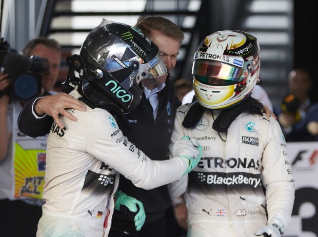 Nico Rosberg, Lewis Hamilton