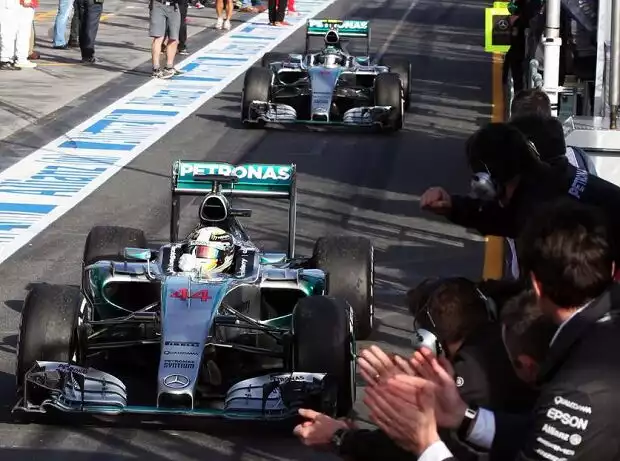 Lewis Hamilton, Nico Rosberg Titel-Bild zur News: Lewis Hamilton, Nico Rosberg