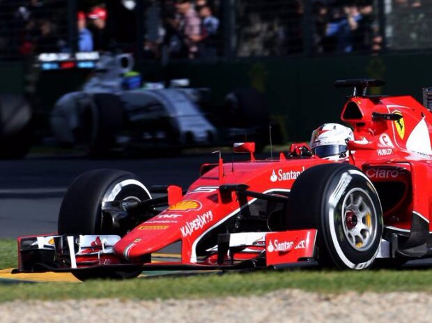 Titel-Bild zur News: Sebastian Vettel, Felipe Massa