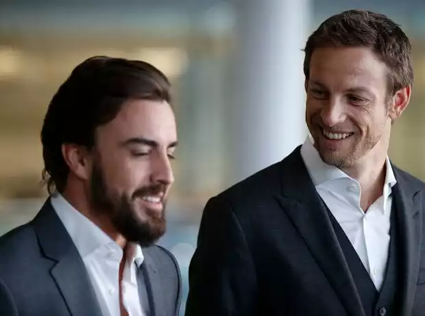 Titel-Bild zur News: Jenson Button, Fernando Alonso