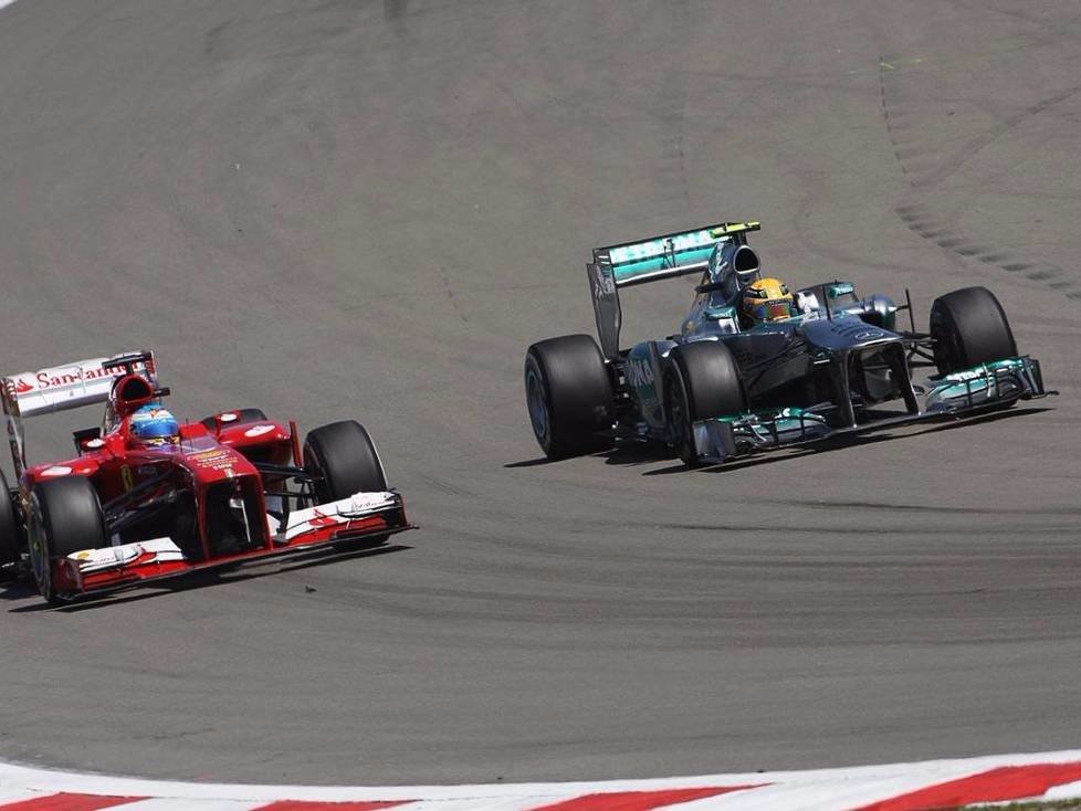 Fernando Alonso, Lewis Hamilton