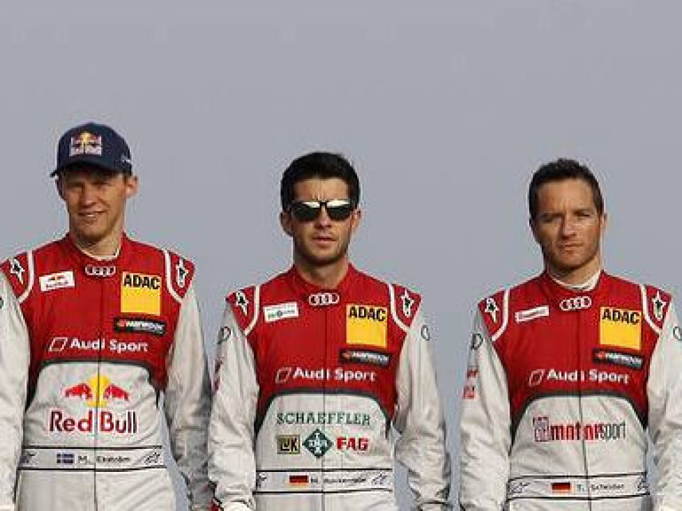 Mattias Ekström, Mike Rockenfeller, Timo Scheider