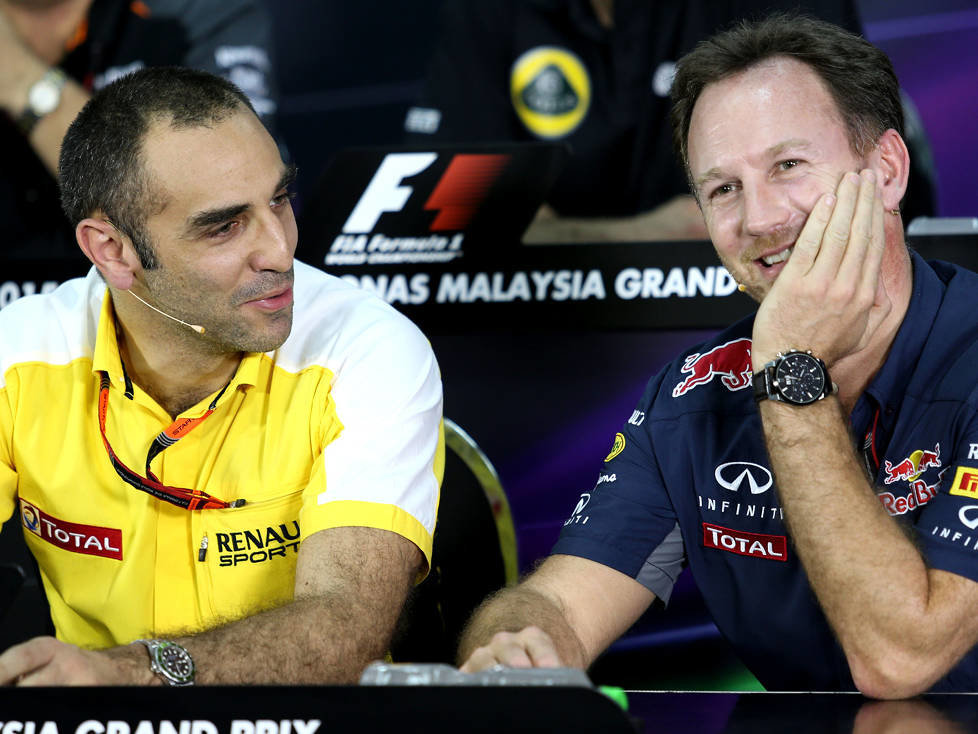 Cyril Abiteboul, Christian Horner