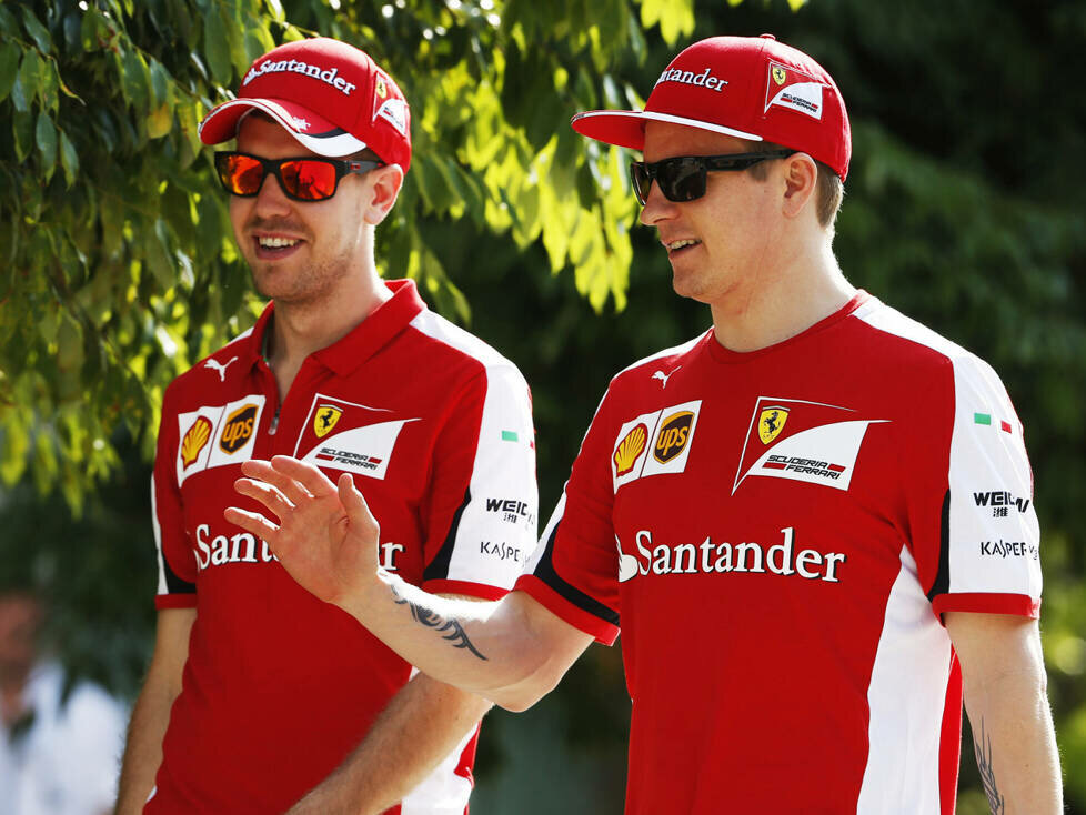 Sebastian Vettel, Kimi Räikkönen