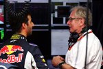 Daniel Ricciardo (Red Bull) und Helmut Marko 