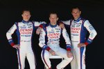 Mike Conway, Alexander Wurz und Stephane Sarrazin (Toyota) 