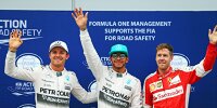 Bild zum Inhalt: Formel 1 in Malaysia 2015: Hamilton souverän auf Regen-Pole