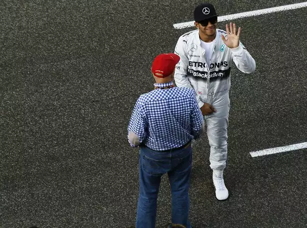 Lewis Hamilton, Niki Lauda Titel-Bild zur News: Lewis Hamilton, Niki Lauda