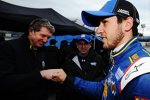 Sprint-Cup-Debütant Chase Elliott mit Vater Bill Elliott