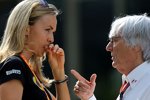 Carmen Jorda und Bernie Ecclestone 