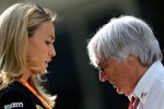 Carmen Jorda und Bernie Ecclestone 