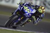 Bild zum Inhalt: Rossi setzt Marquez im Warmup unter Druck