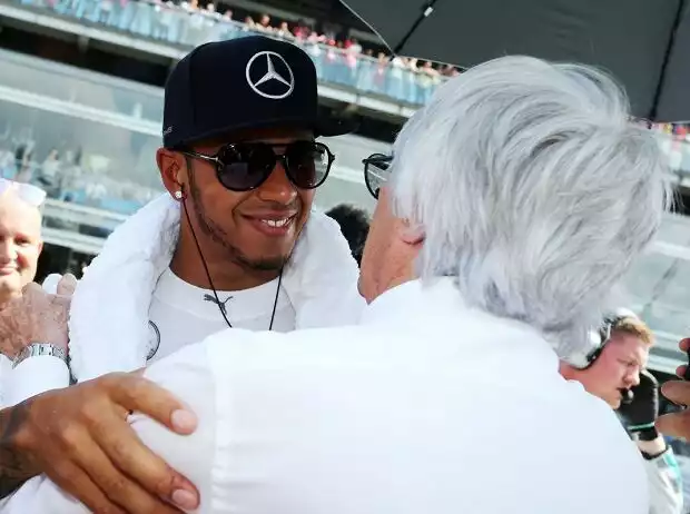 Lewis Hamilton, Bernie Ecclestone Titel-Bild zur News: Lewis Hamilton, Bernie Ecclestone