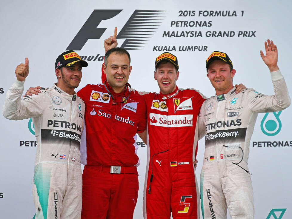 Lewis Hamilton, Sebastian Vettel, Nico Rosberg
