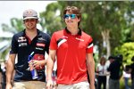 Carlos Sainz (Toro Rosso) und Roberto Merhi (Manor-Marussia) 