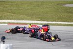 Daniel Ricciardo (Red Bull) und Daniil Kwjat (Red Bull) 