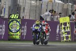 Valentino Rossi vor Andrea Dovizioso 