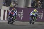 Jorge Lorenzo vor Valentino Rossi (Yamaha) 