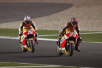 Marc Marquez vor Daniel Pedrosa (Honda) 