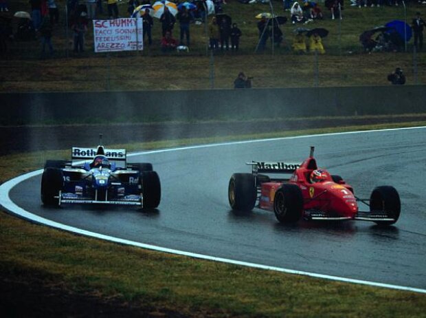 Michael Schumacher, Jacques Villeneuve Michael Schumacher, Jacques Villeneuve