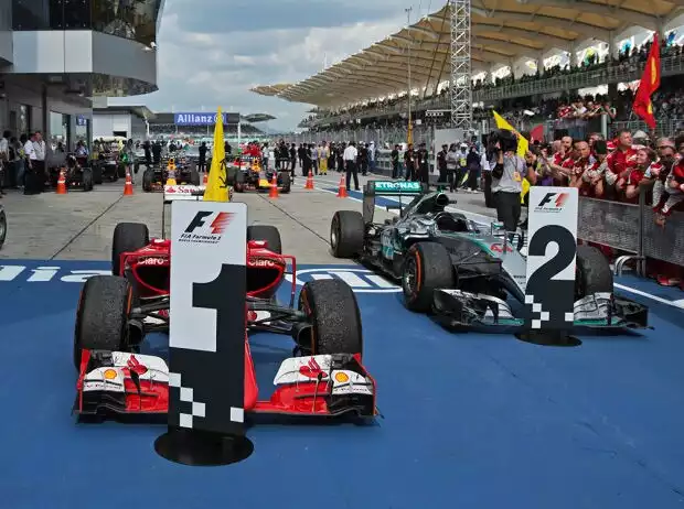 Sebastian Vettel, Nico Rosberg, Lewis Hamilton Titel-Bild zur News: Sebastian Vettel, Nico Rosberg, Lewis Hamilton
