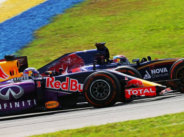 Titel-Bild zur News: Daniel Ricciardo, Max Verstappen