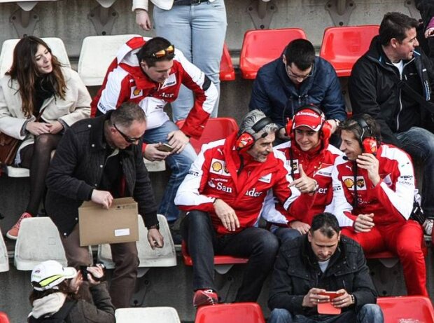 Esteban Gutierrez, Maurizio Arrivabene Esteban Gutierrez, Maurizio Arrivabene