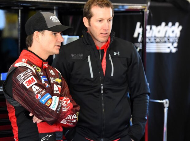 Jeff Gordon und Crewchief Alan Gustafson