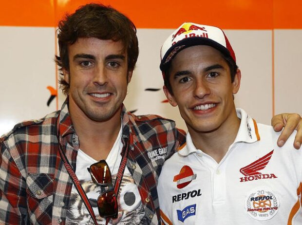 Titel-Bild zur News: Marc Marquez, Fernando Alonso