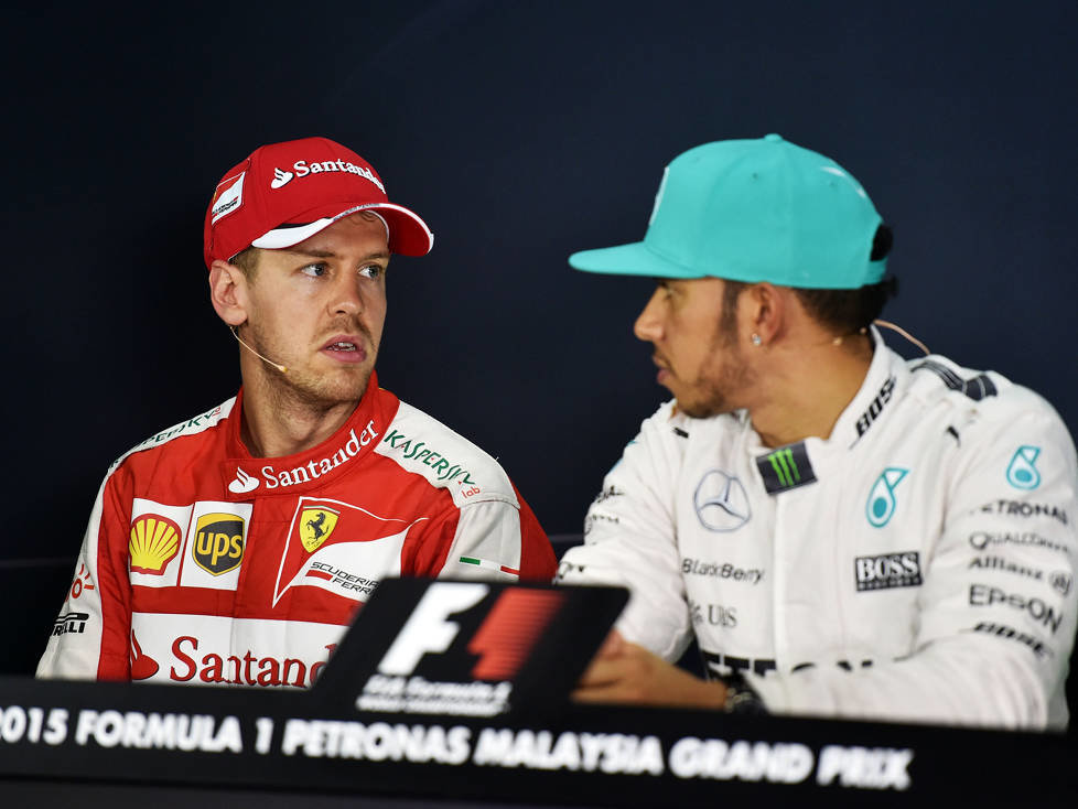 Sebastian Vettel, Lewis Hamilton