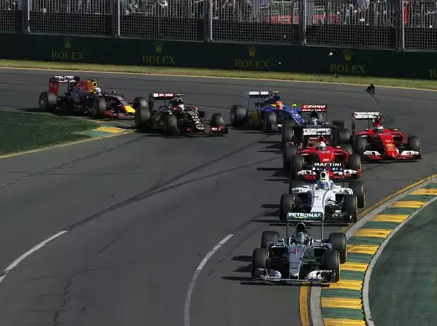 Titel-Bild zur News: Nico Rosberg, Felipe Massa, Sebastian Vettel, Kimi Räikkönen