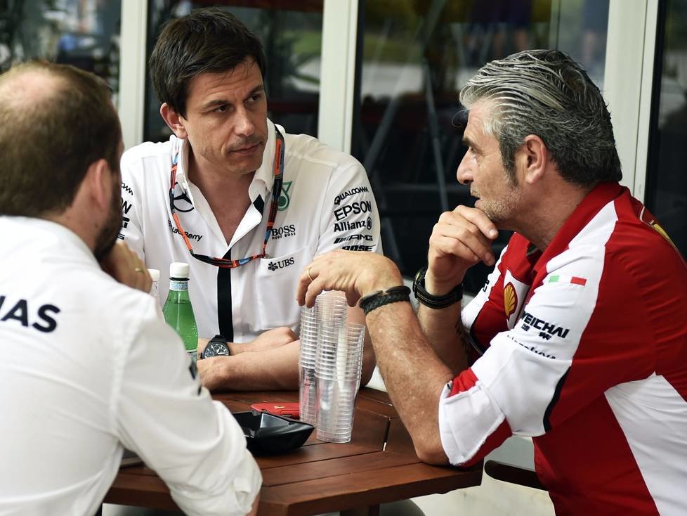 Toto Wolff, Maurizio Arrivabene