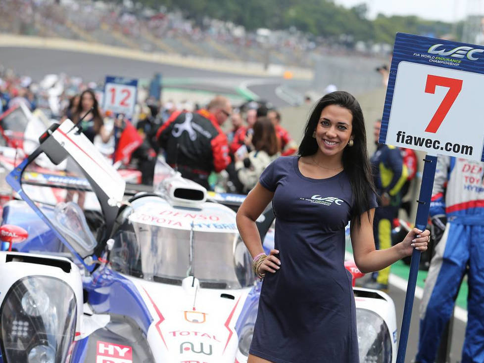 Grid-Girl der WEC in Sao Paulo 2014