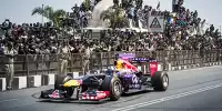David Coulthard in Hyderabad