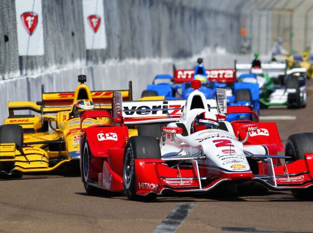 Juan Pablo Montoya, Ryan Hunter-Reay Juan Pablo Montoya, Ryan Hunter-Reay