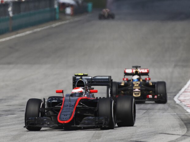 Titel-Bild zur News: Jenson Button, Romain Grosjean