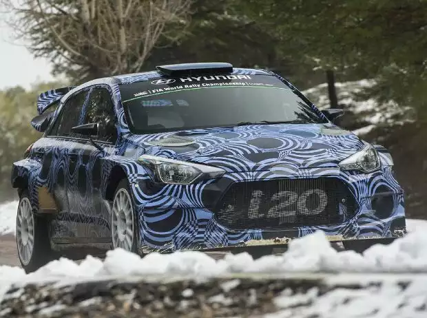 Hyundai i20 WRC Titel-Bild zur News: Hyundai i20 WRC