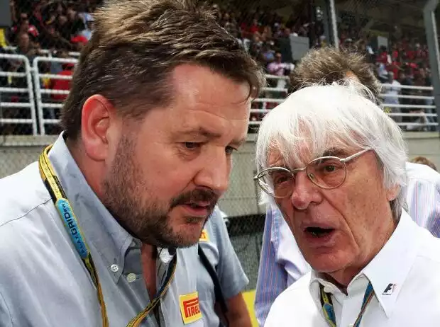 Bernie Ecclestone, Paul Hembery Titel-Bild zur News: Bernie Ecclestone, Paul Hembery