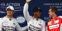 Bild zum Inhalt: Formel-1-Qualifying China 2015: Knappe Pole für Hamilton