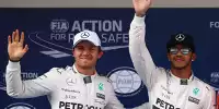 Bild zum Inhalt: Mercedes süß-sauer: Hamilton lobt, Rosberg kritisiert Team