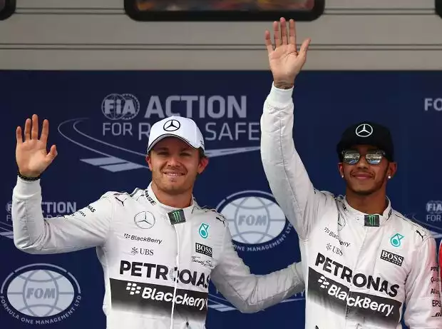 Titel-Bild zur News: Lewis Hamilton, Nico Rosberg