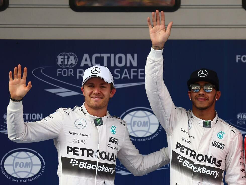 Lewis Hamilton, Nico Rosberg, Sebastian Vettel