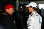 Niki Lauda und Nico Rosberg (Mercedes) 