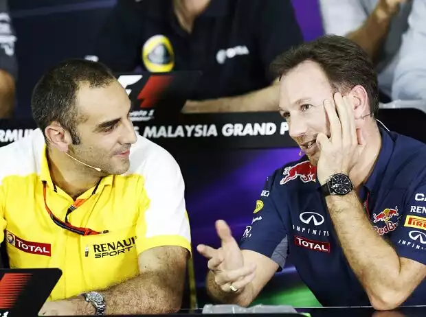 Cyril Abiteboul, Christian Horner Titel-Bild zur News: Cyril Abiteboul, Christian Horner