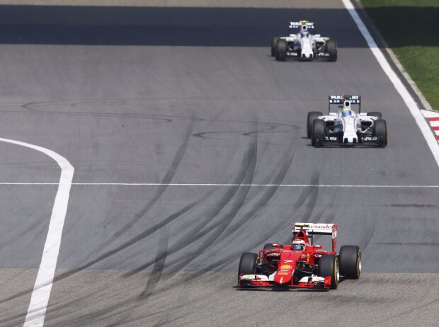 Kimi Räikkönen, Felipe Massa, Valtteri Bottas, Romain Grosjean