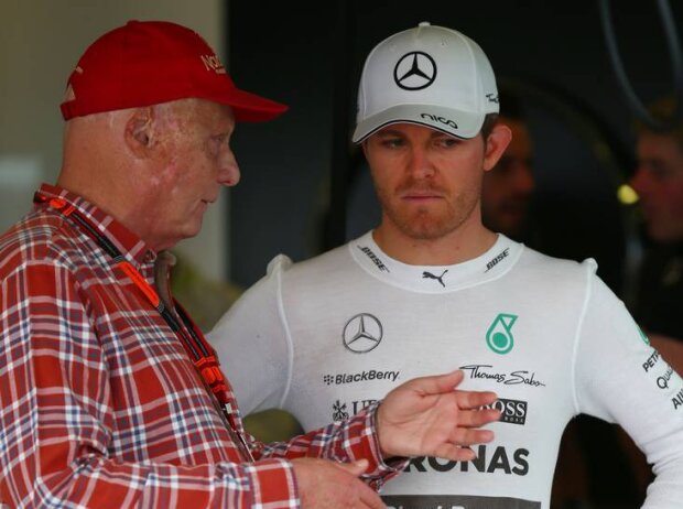 Titel-Bild zur News: Niki Lauda, Nico Rosberg