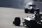 Lewis Hamilton (Mercedes) und Max Verstappen (Toro Rosso) 